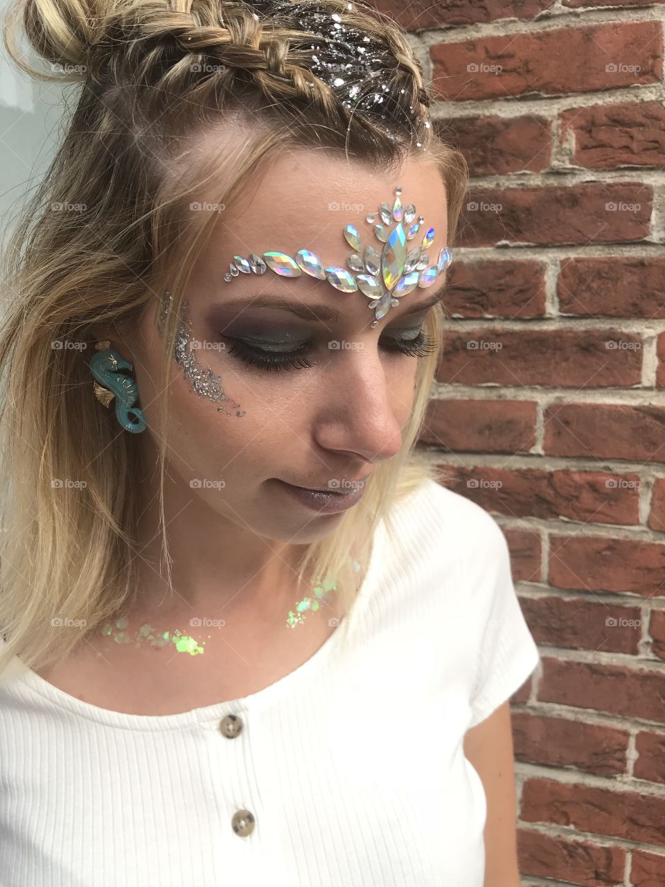 When your make-up is on point! Ready for Tomorrowland ✨