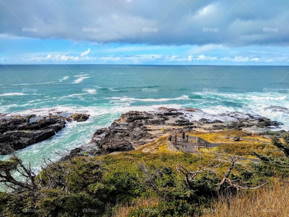 Stunning Seascape Near Thor's Well Oregon "Dare To Be Wild"