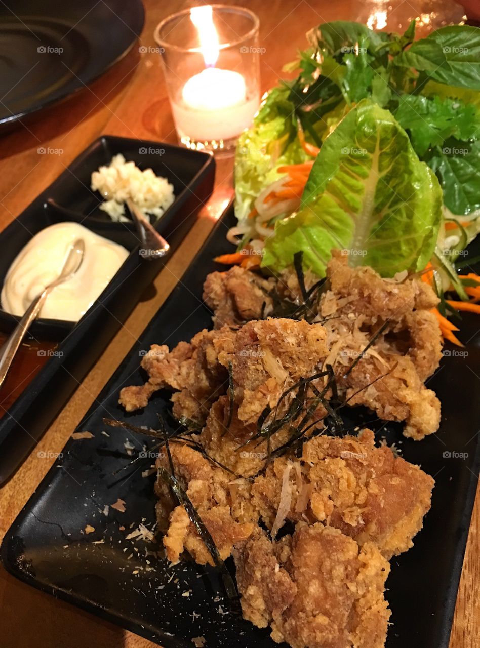 Crispy chicken fillet