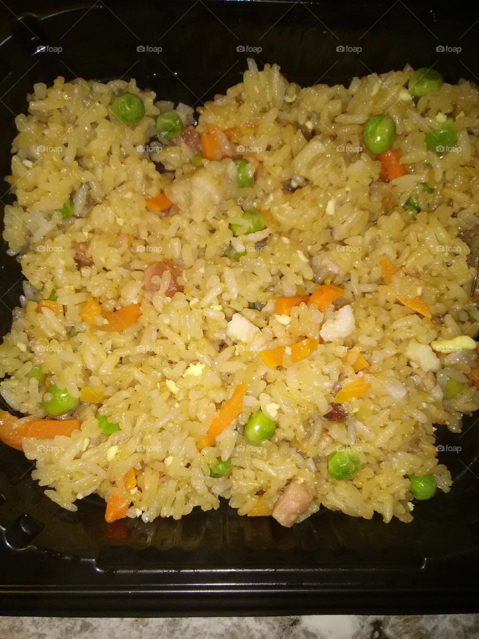 Delicious Shrimp friend rice so filling and yummy