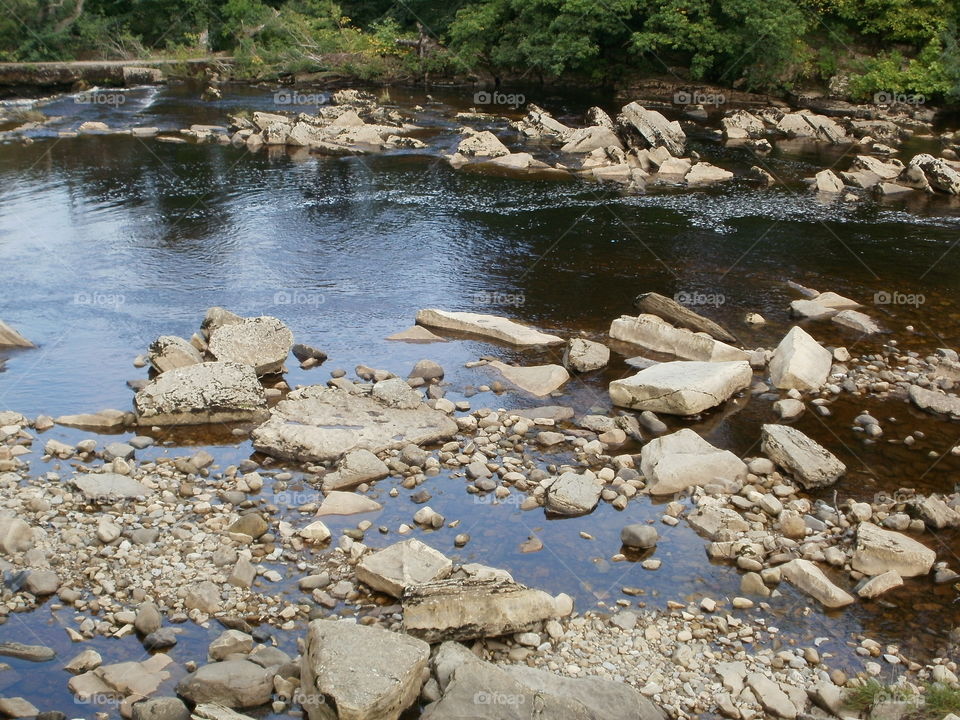 The River Swale, Richmond, N. Yorkshire, UK