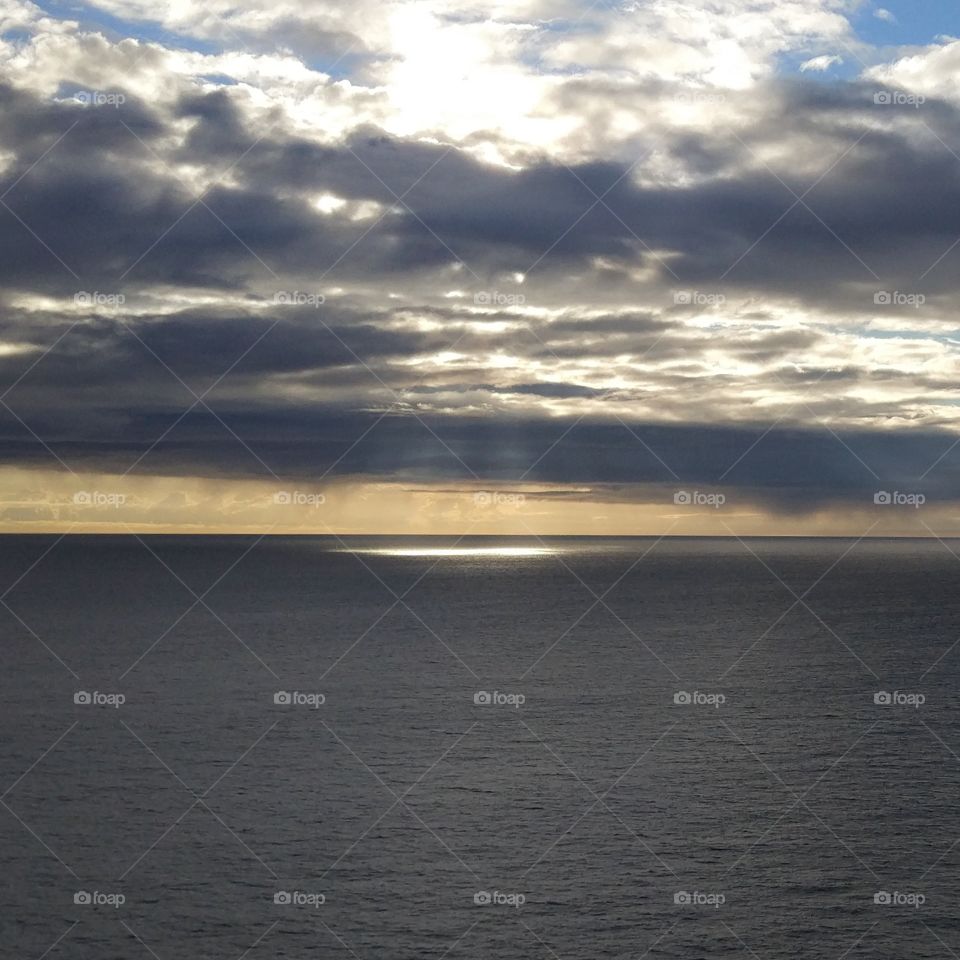 Water, Sunset, No Person, Beach, Sea