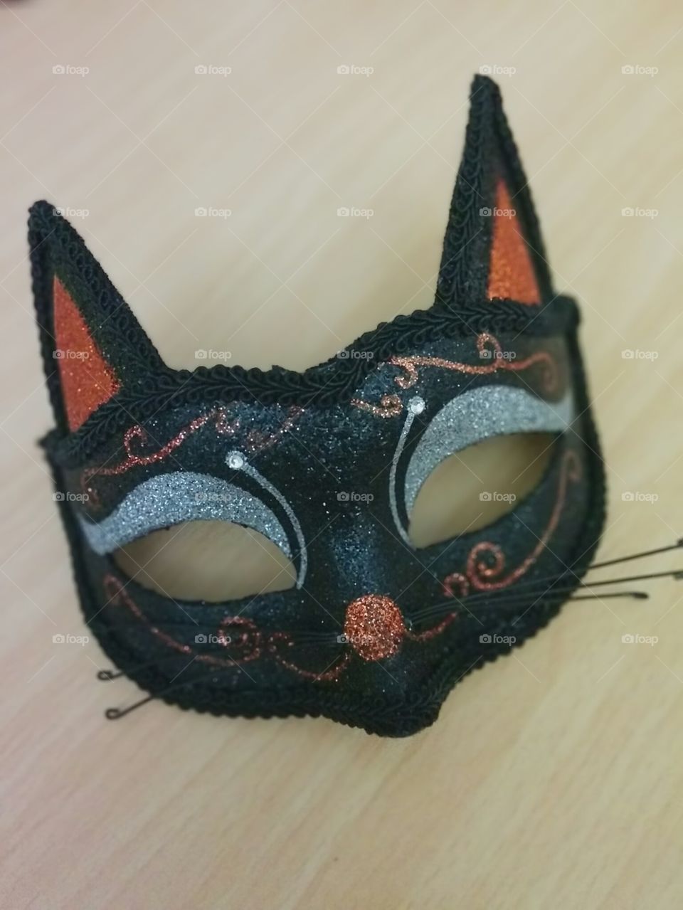 Halloween cat mask
