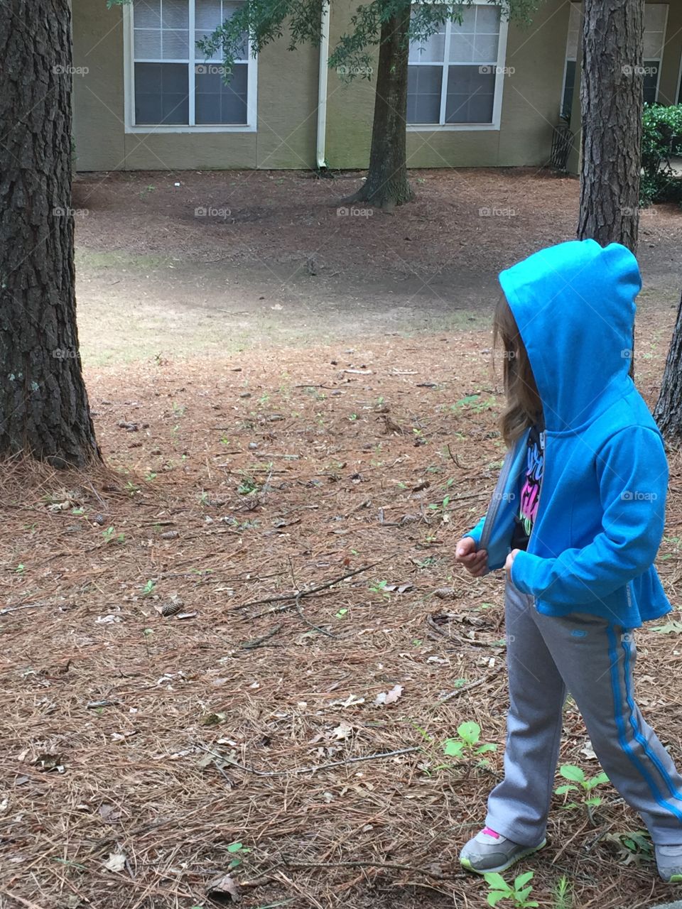 3-Year Old Mysteriously Looking At Somehthing