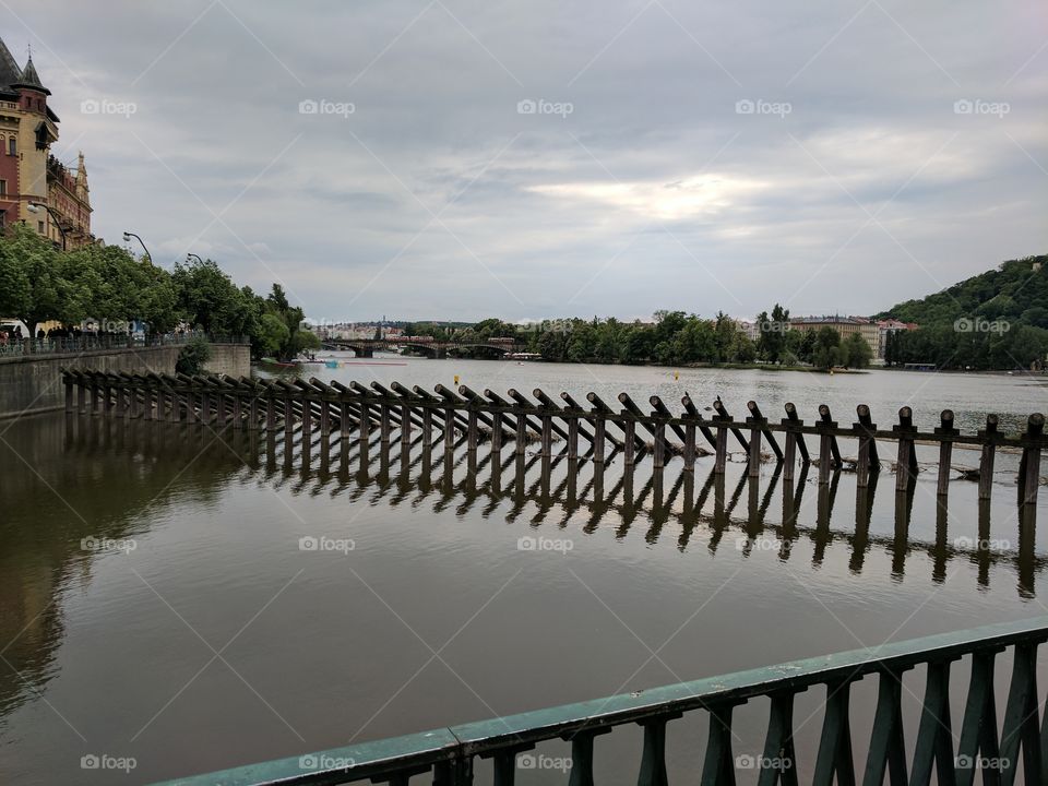 a River in Prague