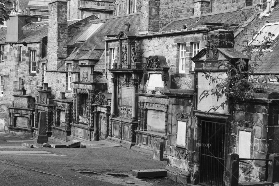 Greyfriars Graveyard Edinburgh Scotland 