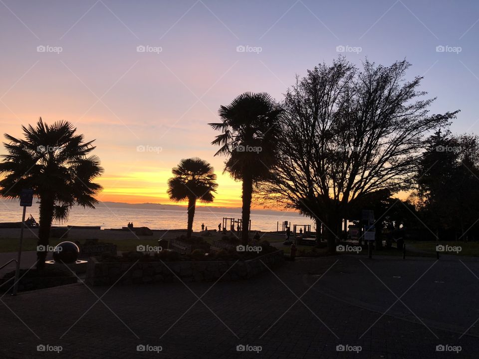 Sunset in West VANCOUVER