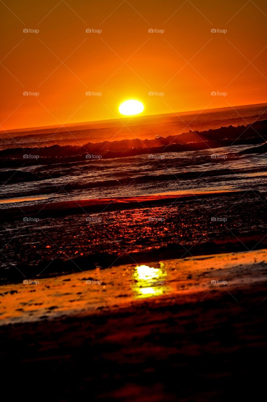 Sunset along the Southern Oregon coast