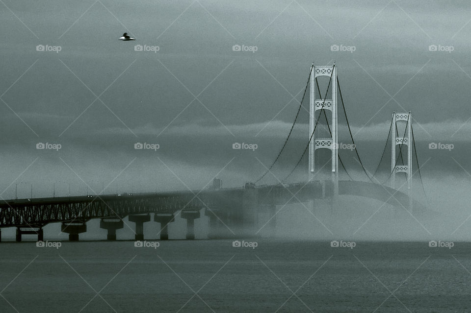 fog on mackinac