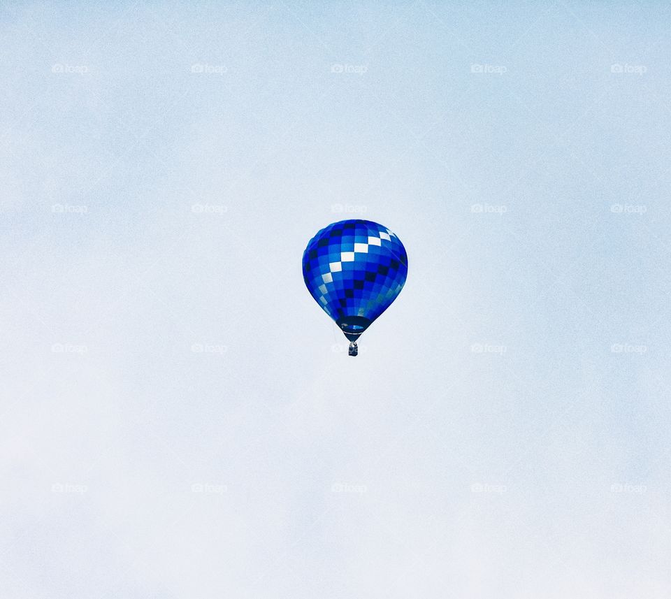 Hot Air balloon sky Blue Freedom