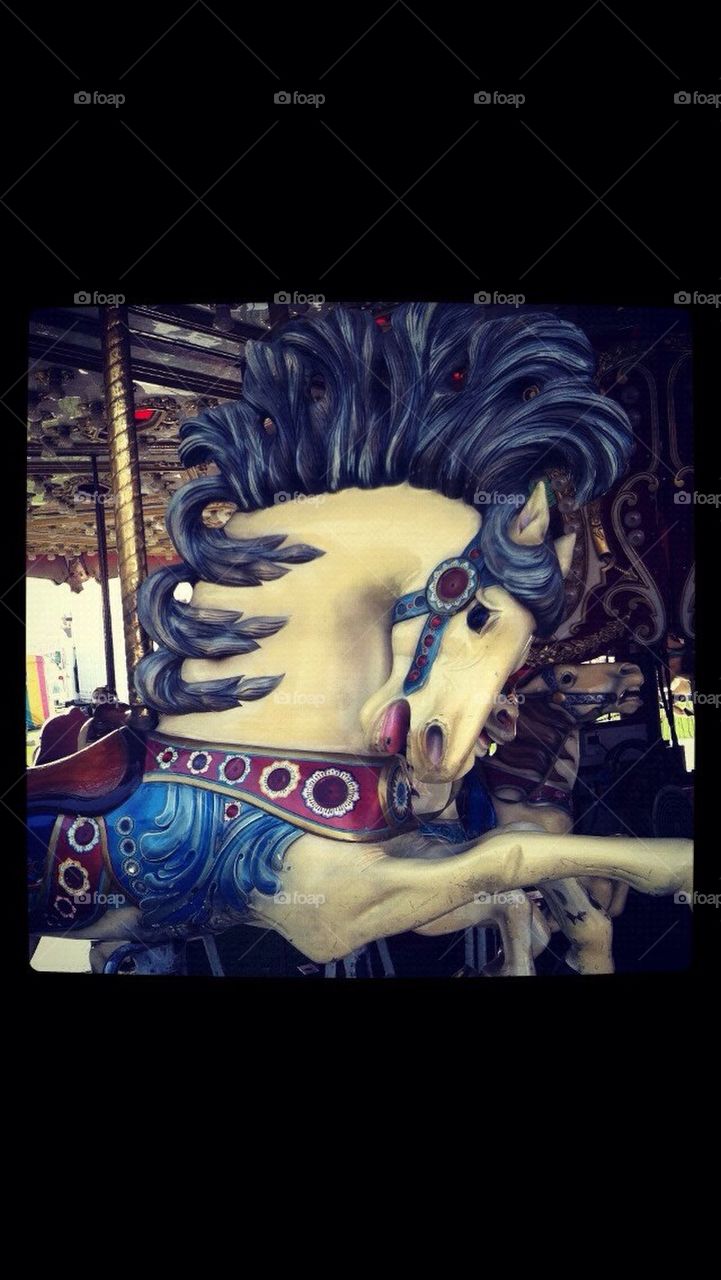 carnival fun horse ride by annalegault31
