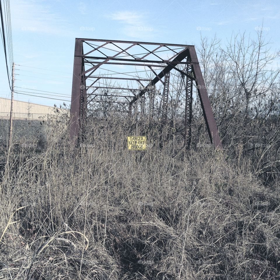 old lost and abandoned bridge lost a