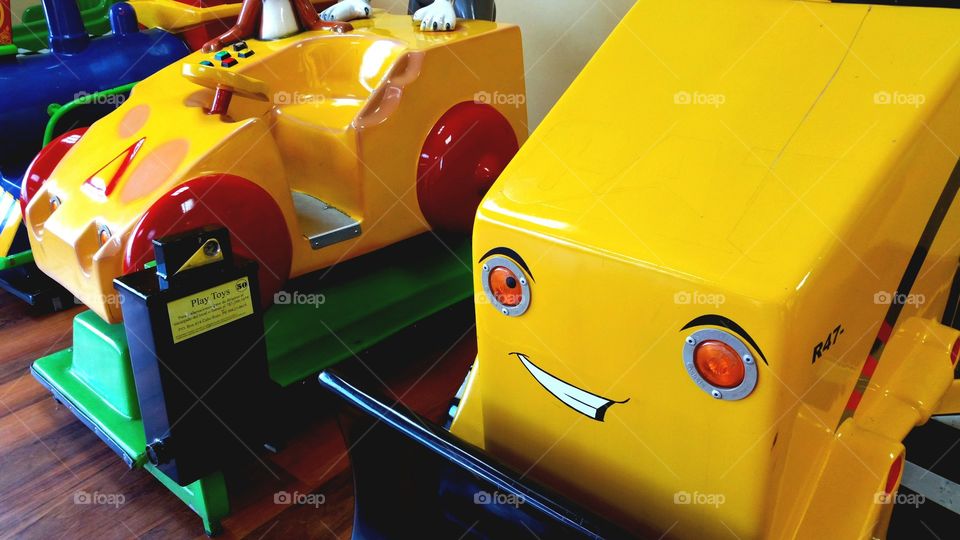 Coin operated cars