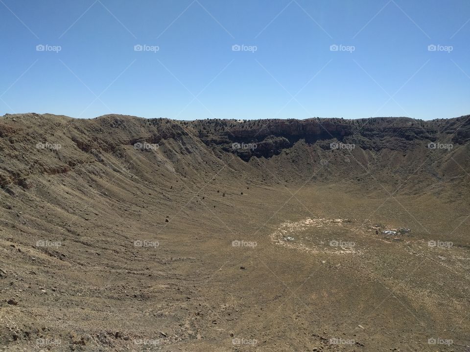 Meteor crater, AZ