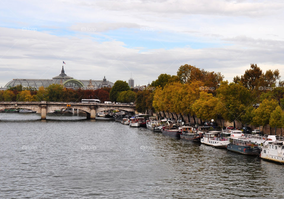 Autumn view in Paris 