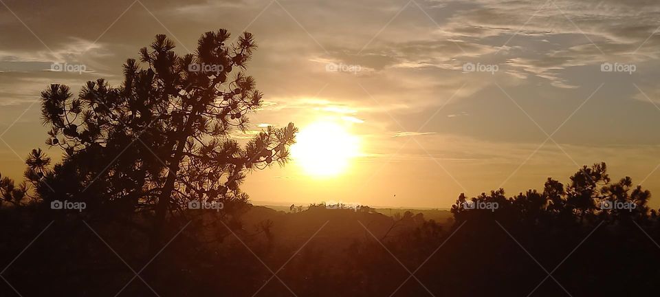 atardecer en las dunas