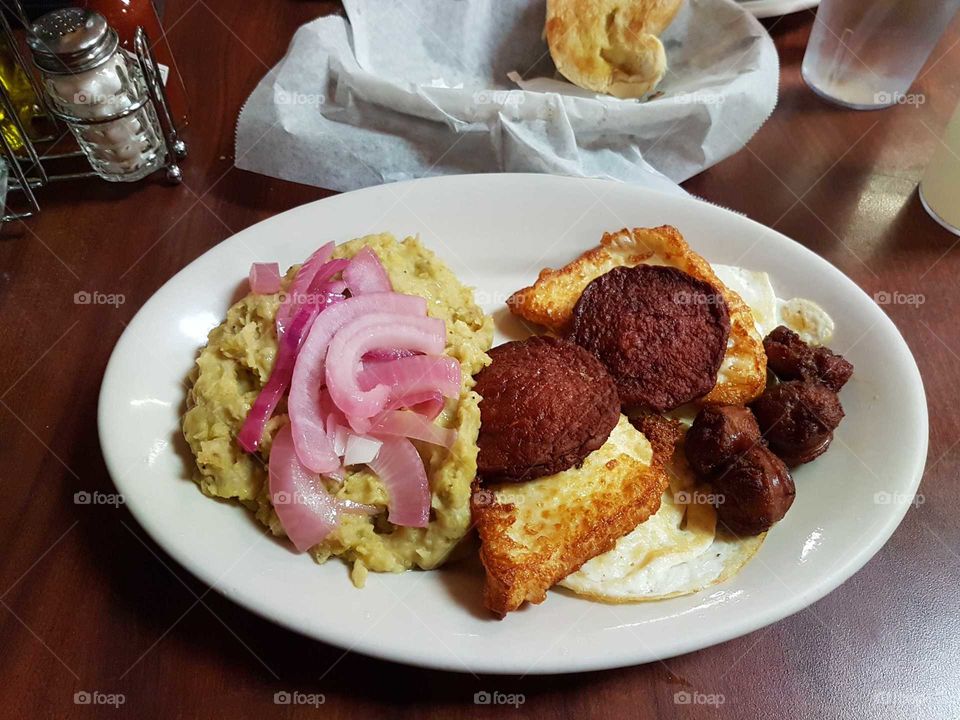 Dominican breakfast