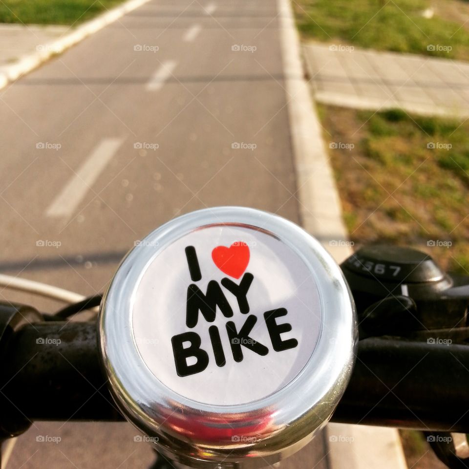 I love my bicycle . love to ride my bike 