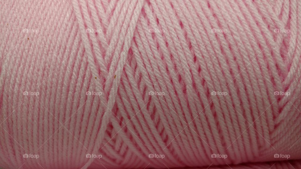 Yarn of pink rope