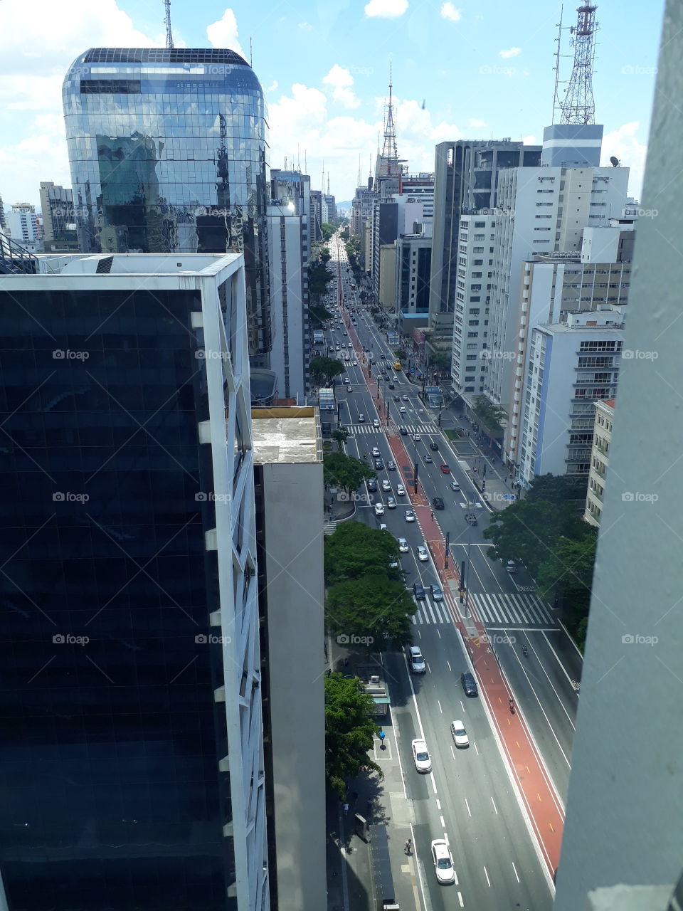 Visão de cima da Av Paulista 😍