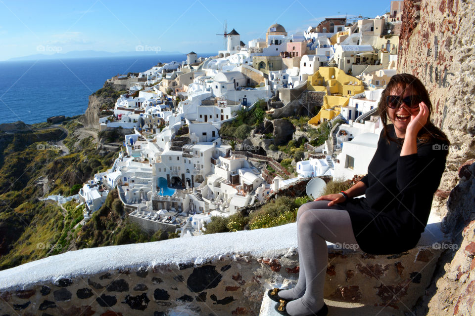 Summertime in Santorini