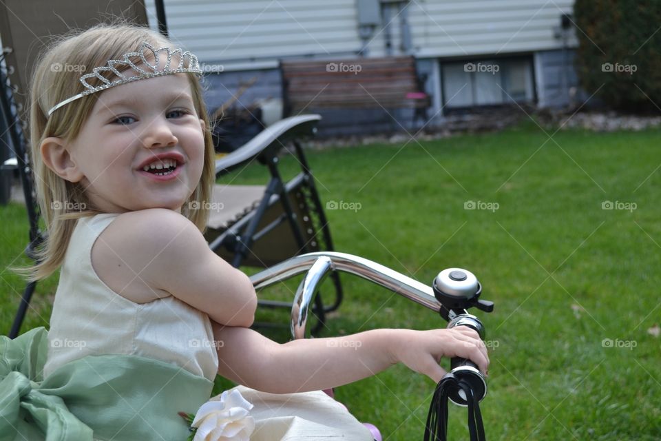 Princess and her bike