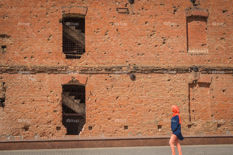 Historical buildings from Volgograd city