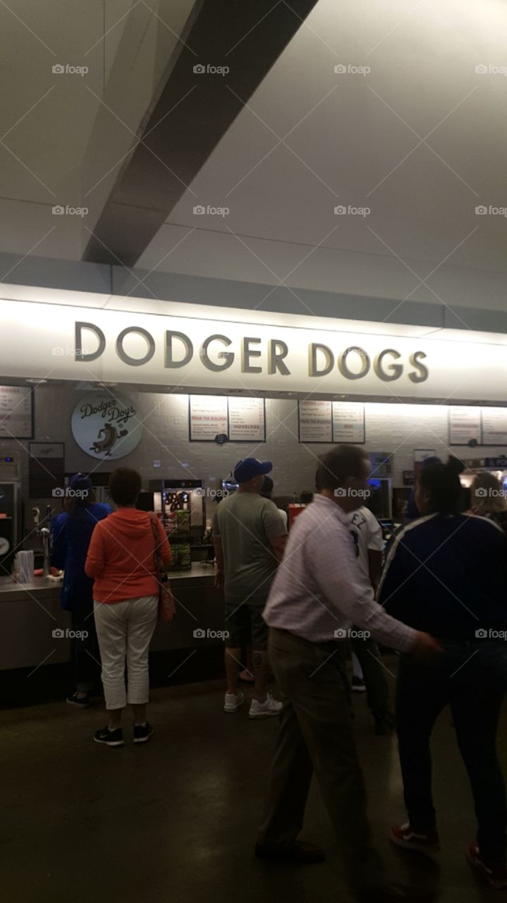 dodgers dog concession stand