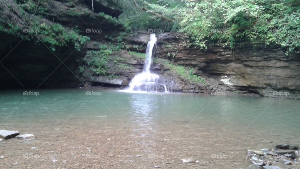 Waterfalls in Kentucky.