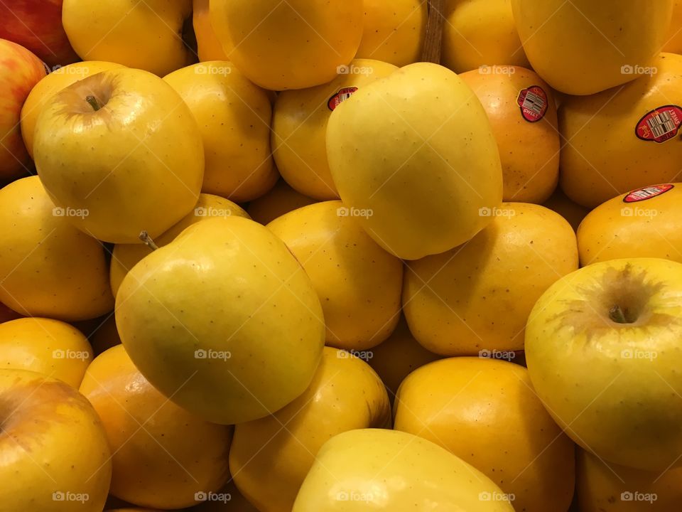 Full frame of fresh apples during apple