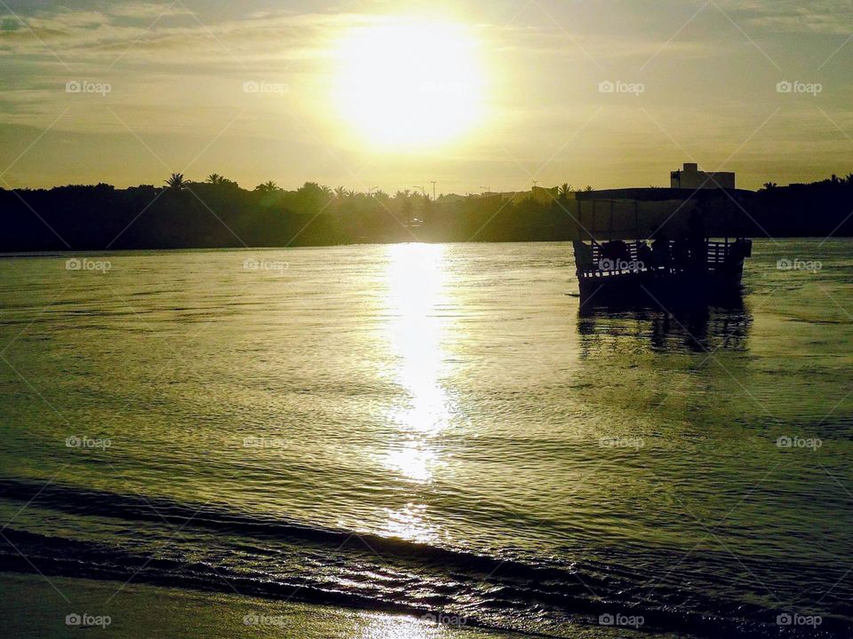 Boat at Sunset 