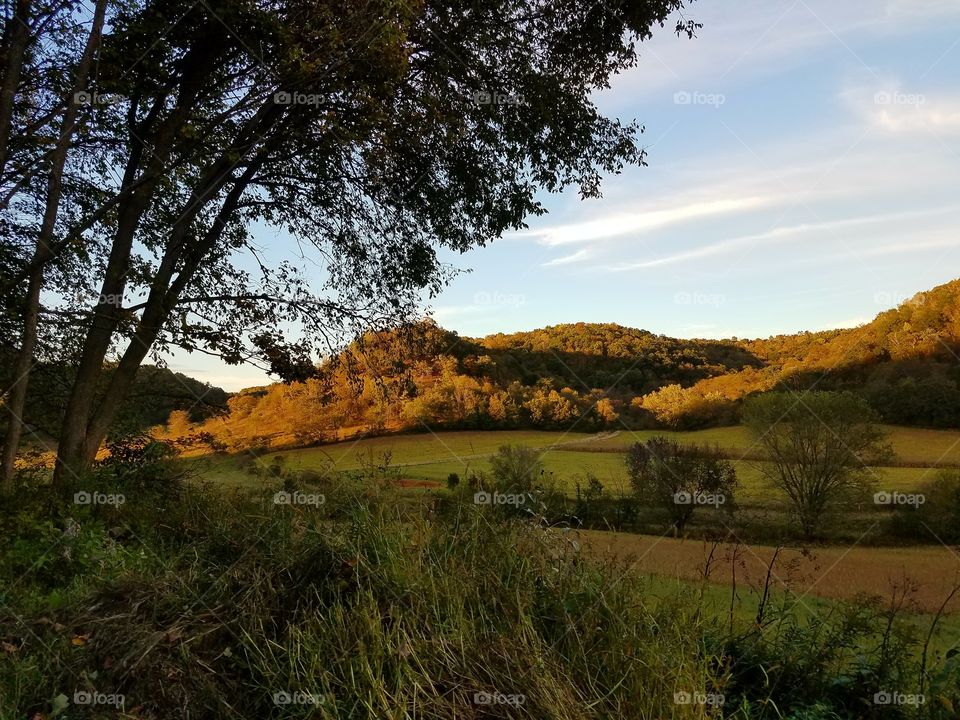 Driving the Back Roads and enjoying everything around us. The colors of fall.