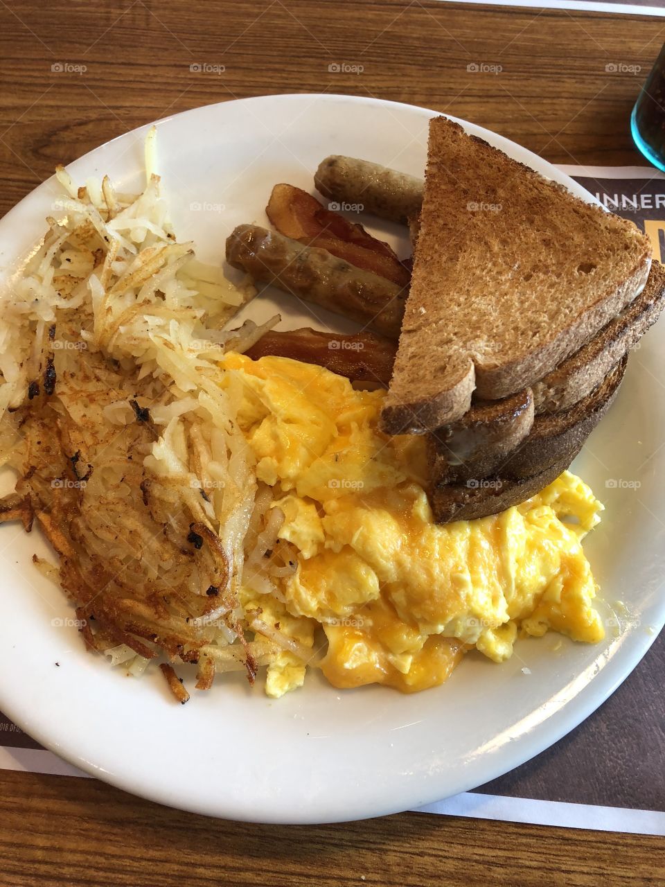 Breakfast at Denny’s Restaurant 