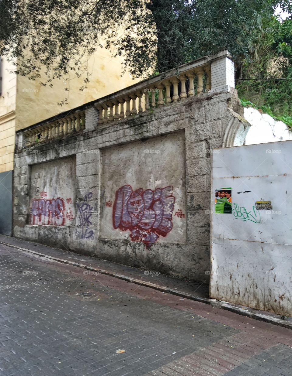 Graffiti, Street, Wall, Old, Building