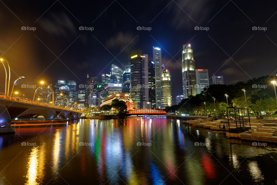 Colours of the Night: Marina Bay, Singapore