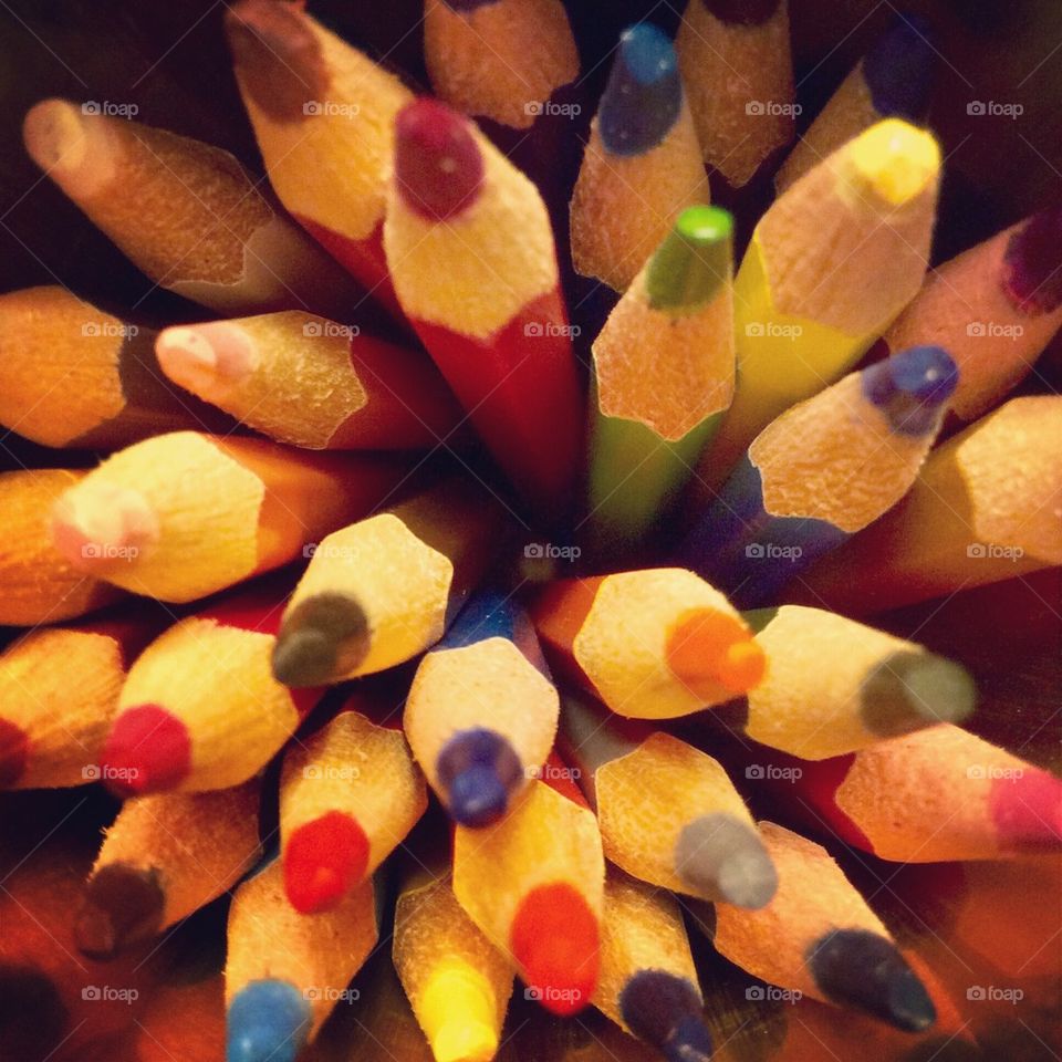 Rainbow pencils