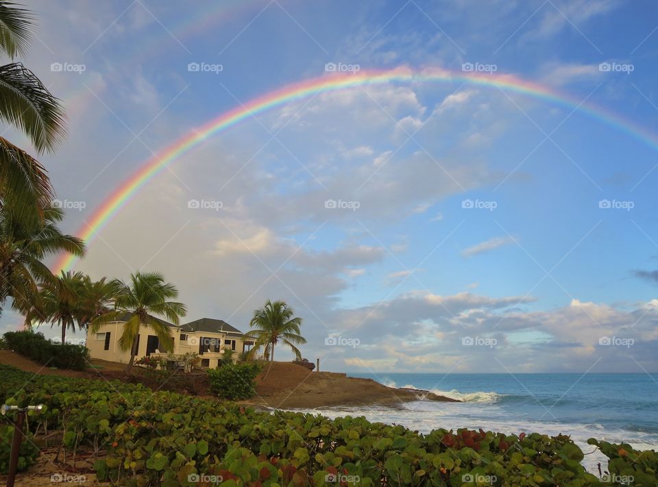 Antigua Caribbean rainbow