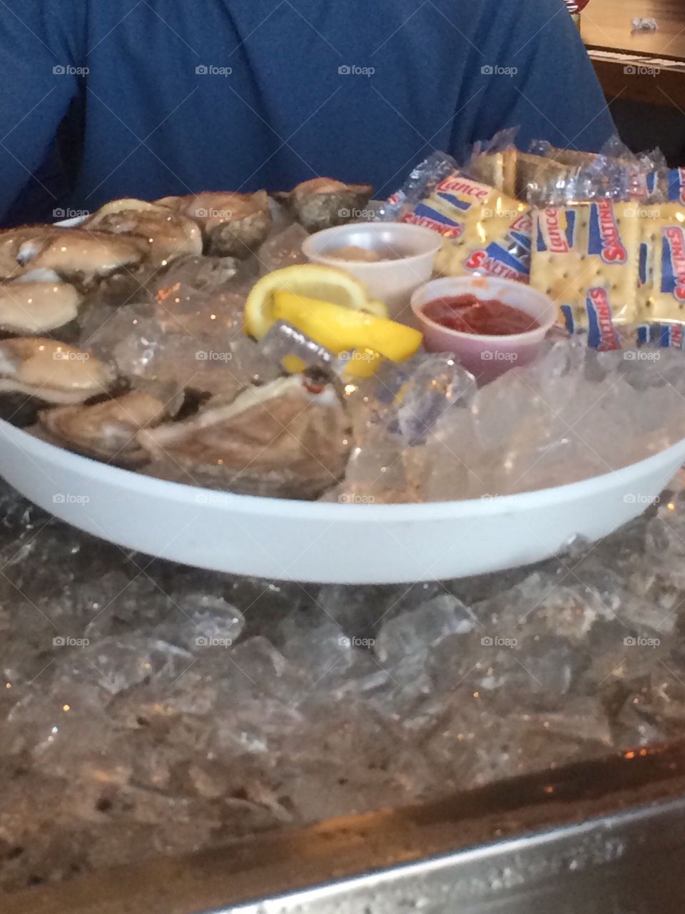 Oysters . Half shell 
