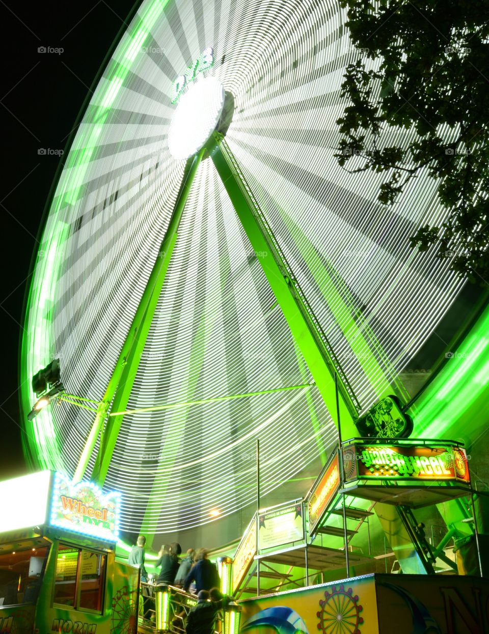 Waiting to ride on the wheel