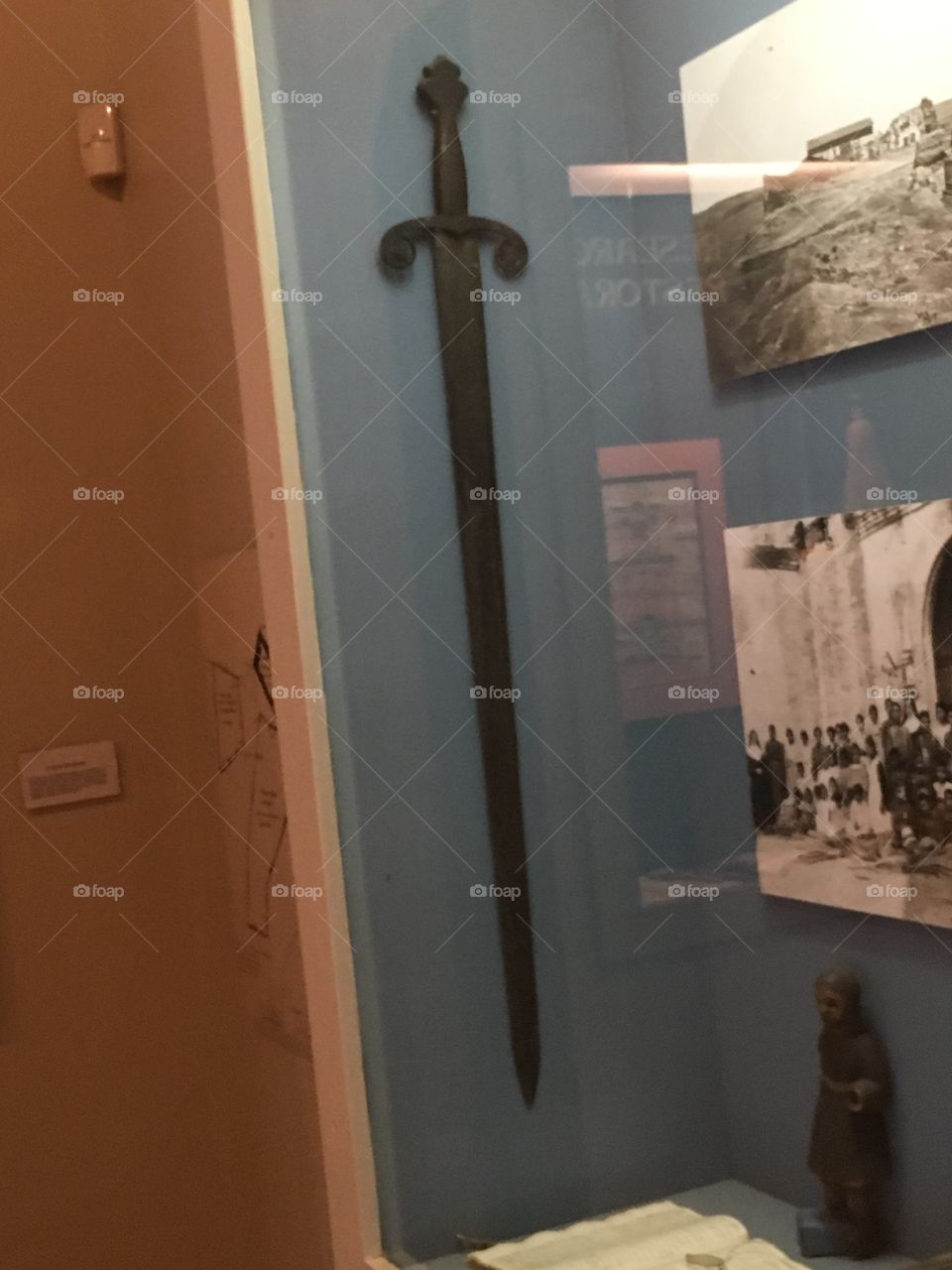 Antique Spanish sword found at  Mission Basilica San Diego de Alcalá.