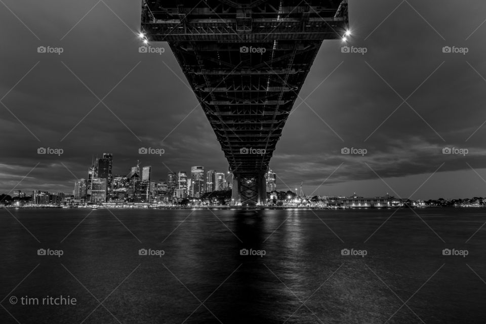 Cloudy days and the Sydney Harbour Bridge underbelly