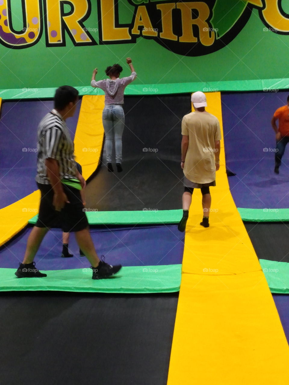 Indoor trampoline