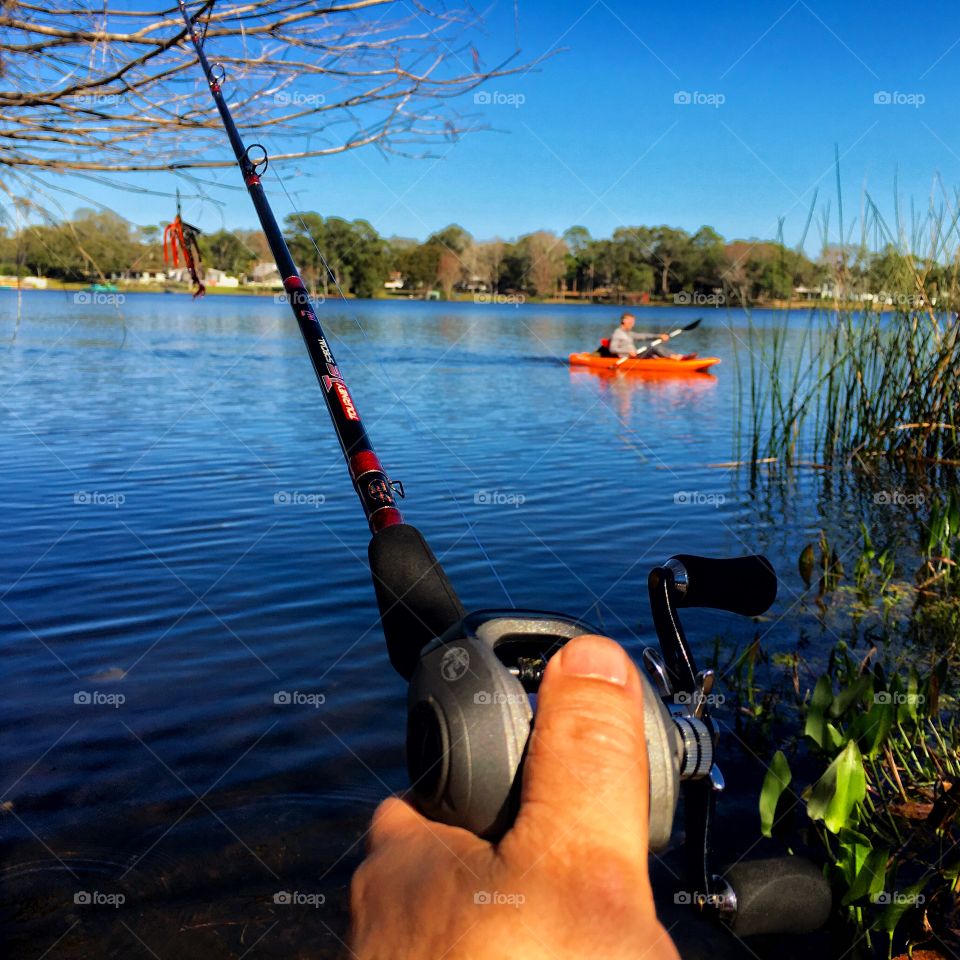 Water, Lake, River, Fisherman, Recreation