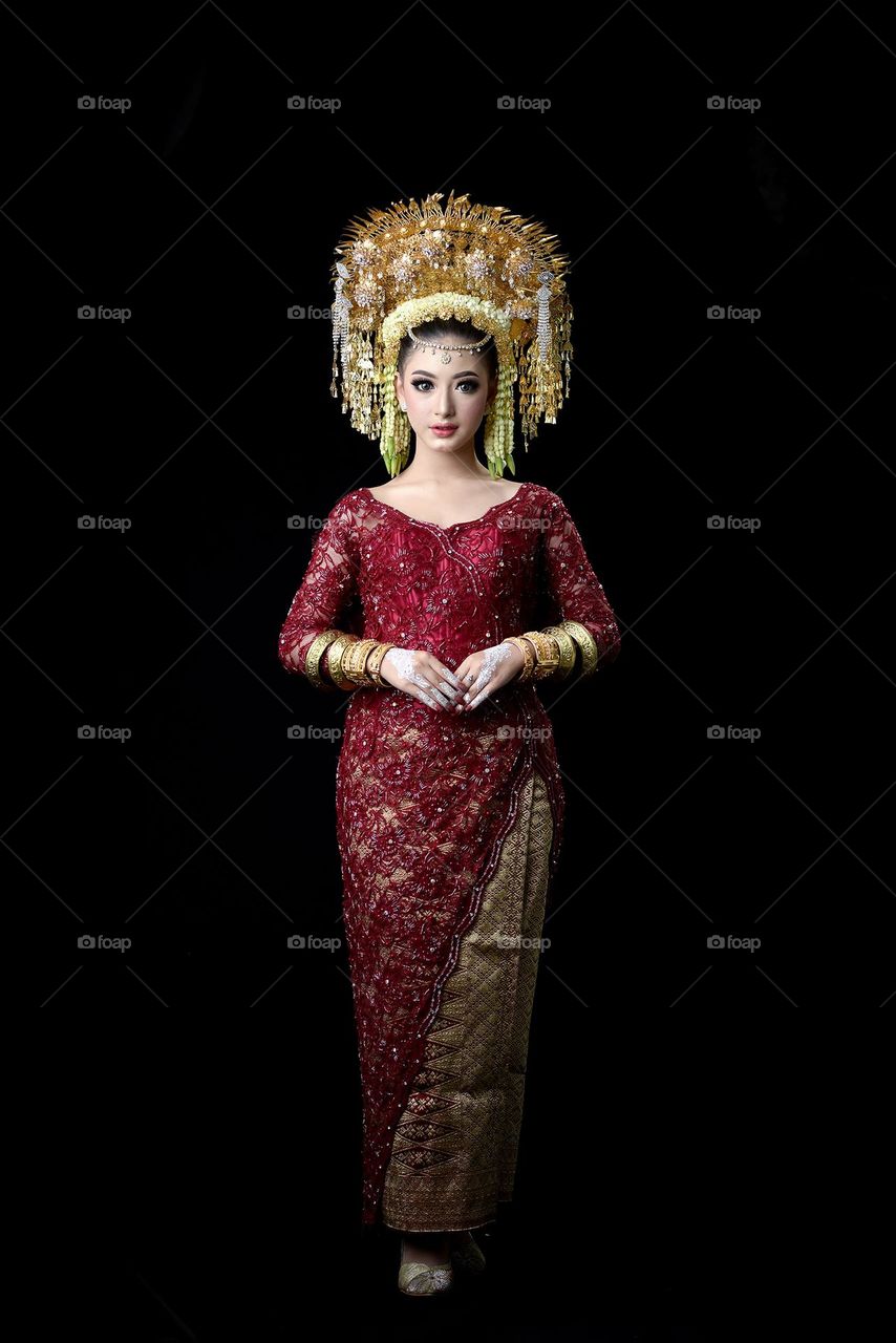 Model bride in Sumatra
