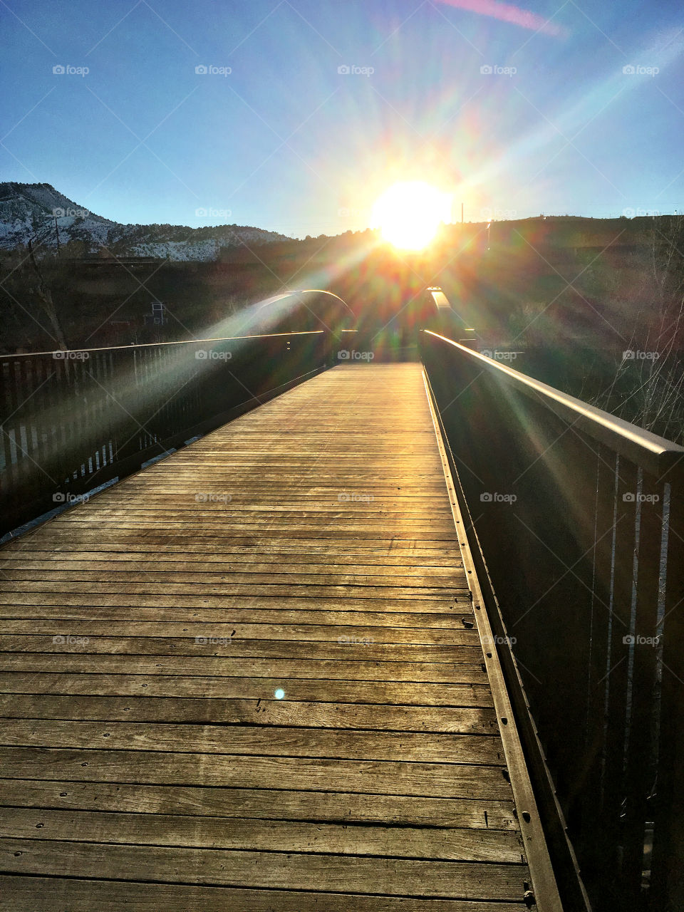 Sunset bridge