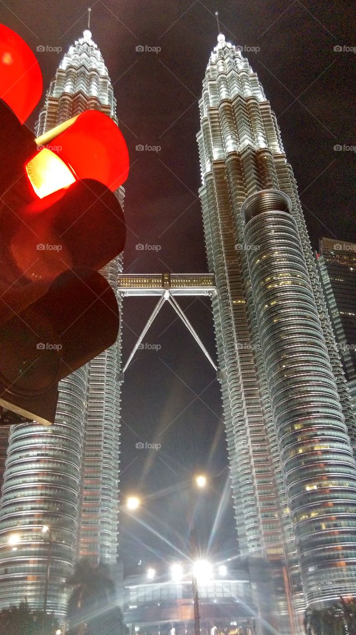 The KLCC Twin Tower The night Before KLCC