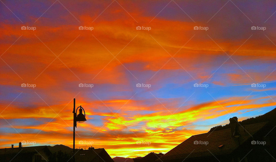 sunset at 6000 feet incredible sky verbier switzerland by swisstraveler