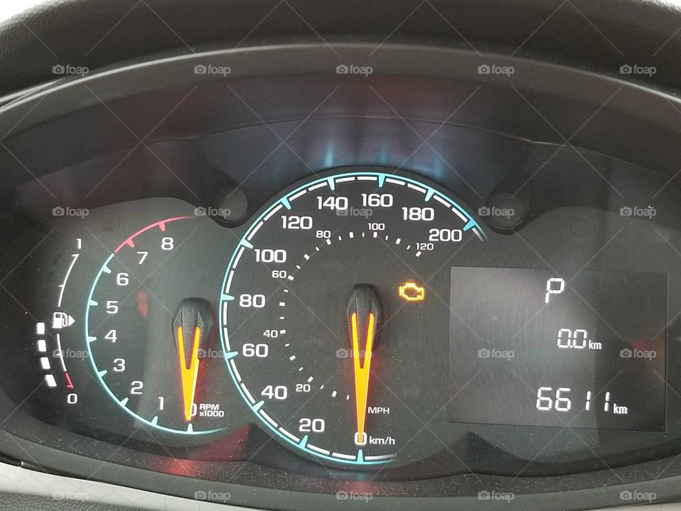 Dashboard Speedometer Odometer