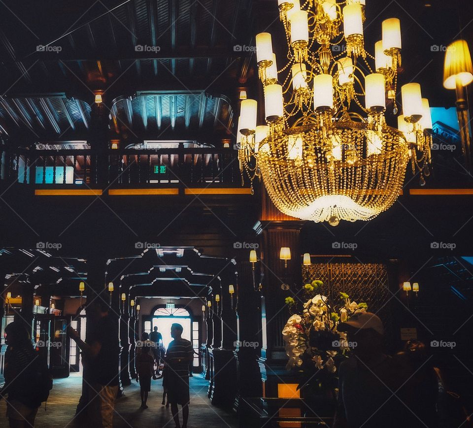 Beautiful vintage lobby