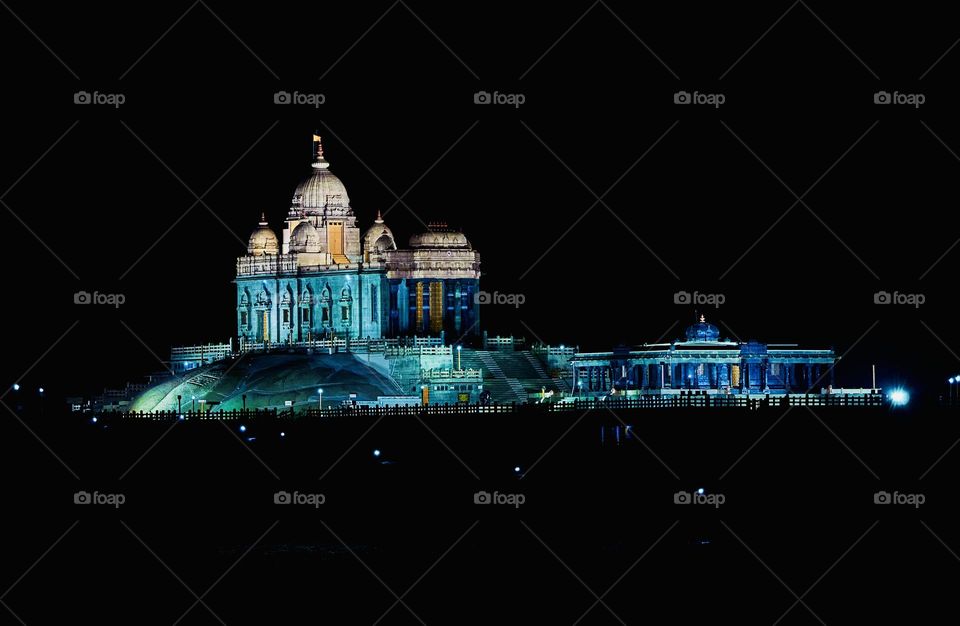 Architecture - Early morning light - Vivekananda Rock Memorial 